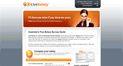 Desktop Screenshot of livesalary.com.au
